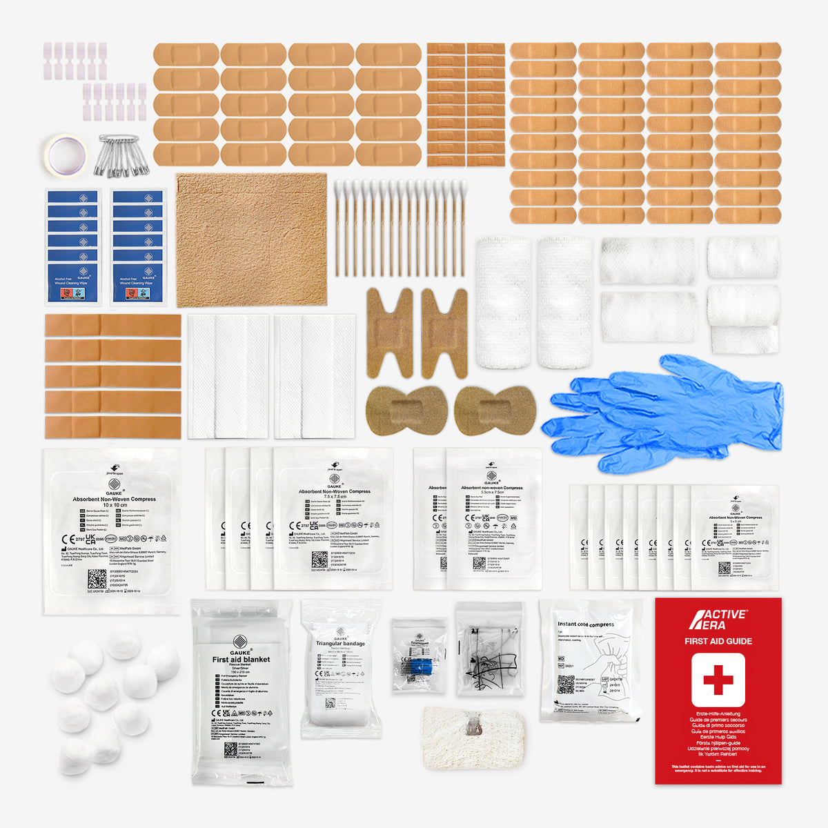 180 Piece First Aid Kit Refill