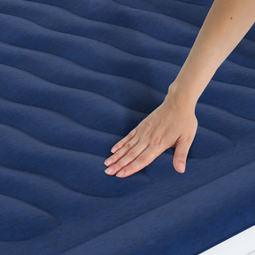 Luxury King Size Air Bed – Navy/White