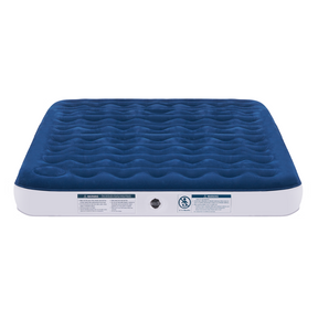 King Size Camping Air Bed – Navy/White