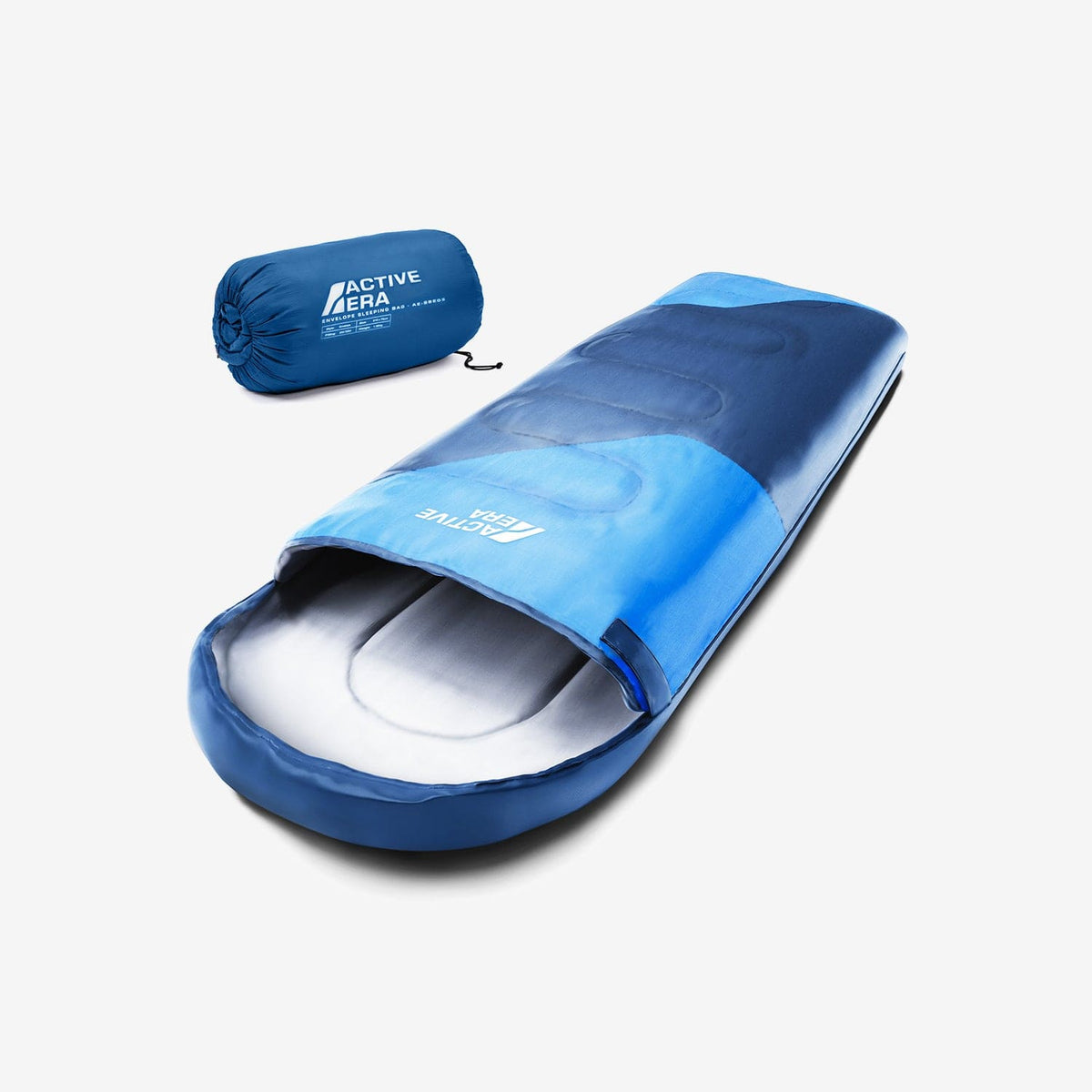 Saco de dormir ligero e impermeable de primera calidad - Azul