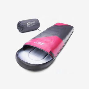 Premium Waterproof Lightweight Sleeping Bag - Pink - 3-4 Seasons