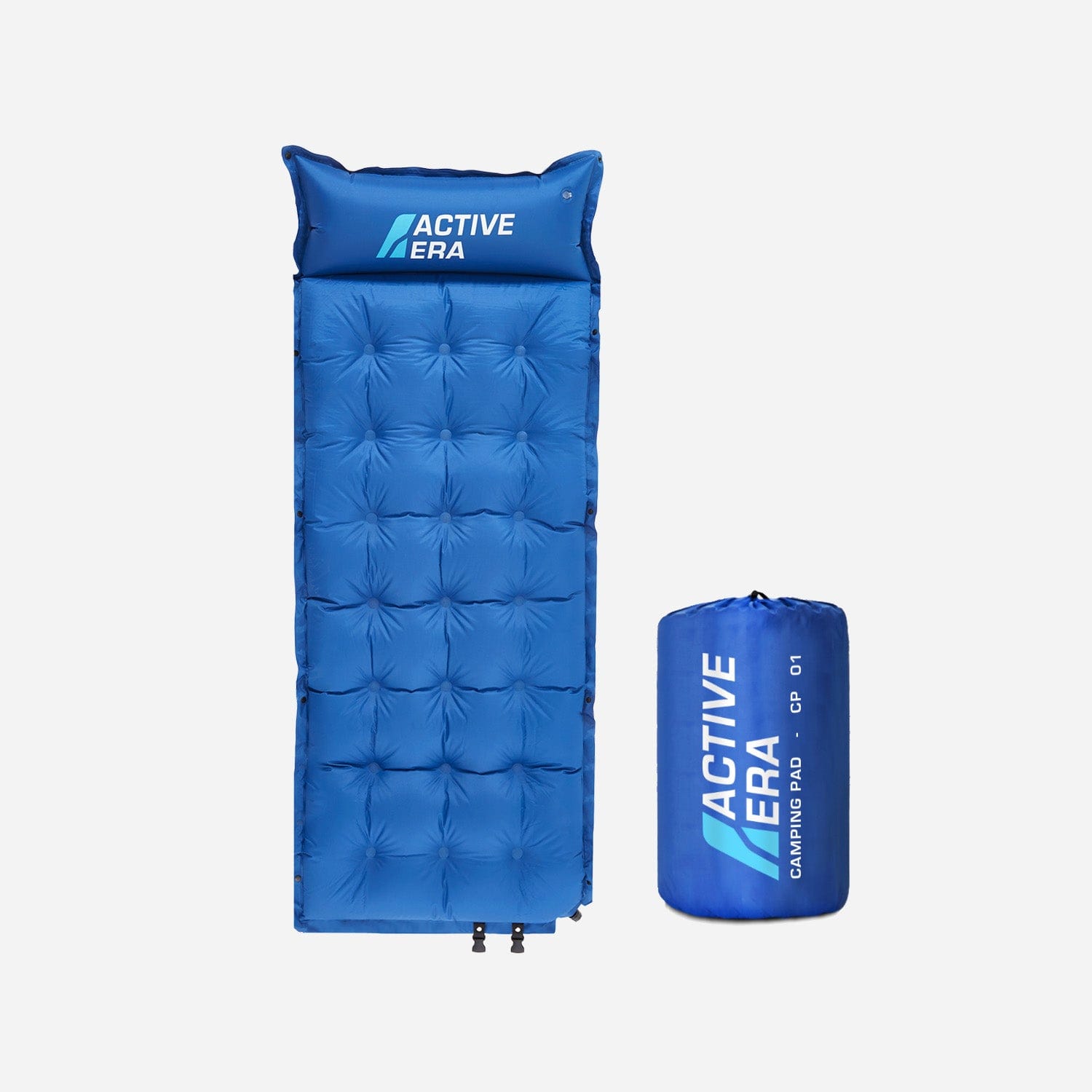 Matelas de Camping Autogonflant | Oreiller et Poche | Tapis de Couchage Léger, Résistant à L'abrasion et Résistant à L'eau