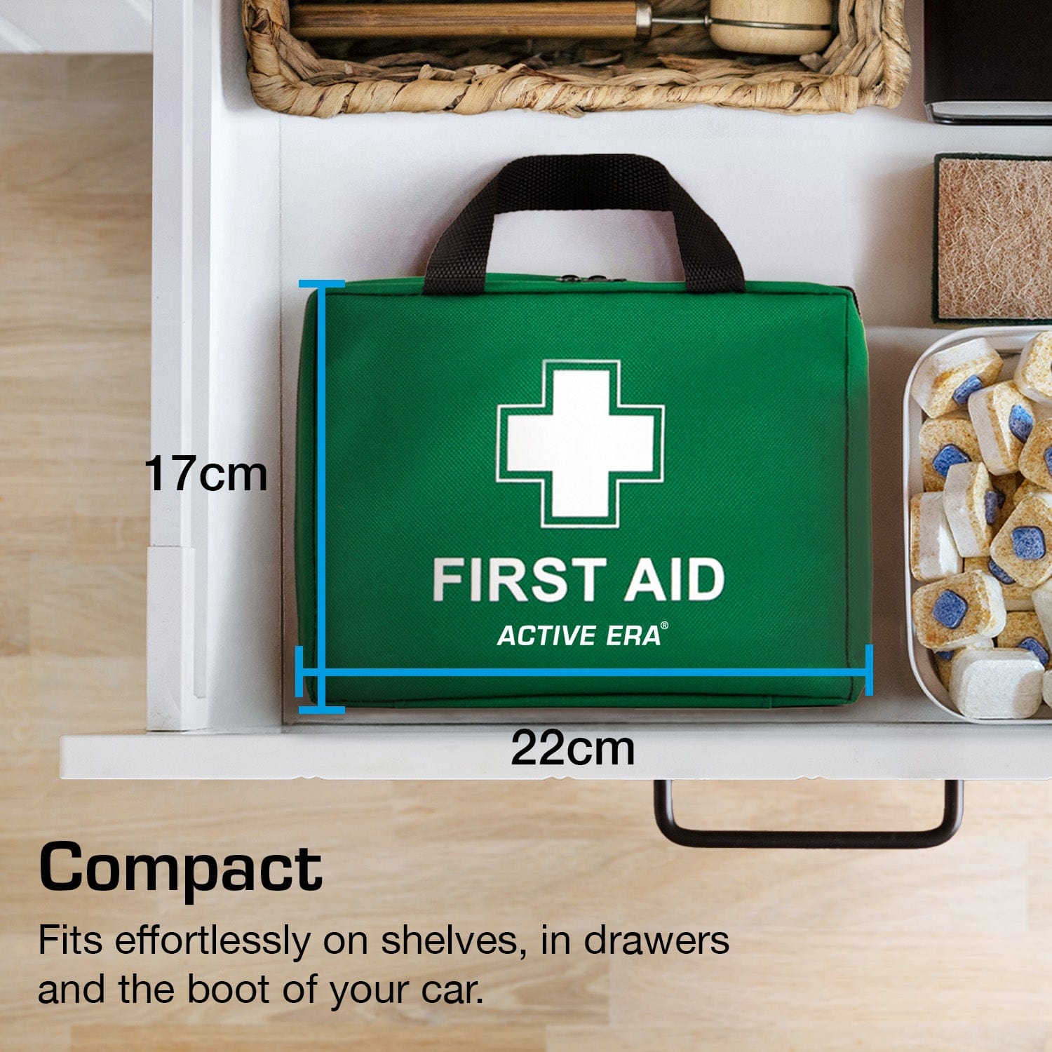 Erste-Hilfe-Tasche Klein 38-teilig Weiß