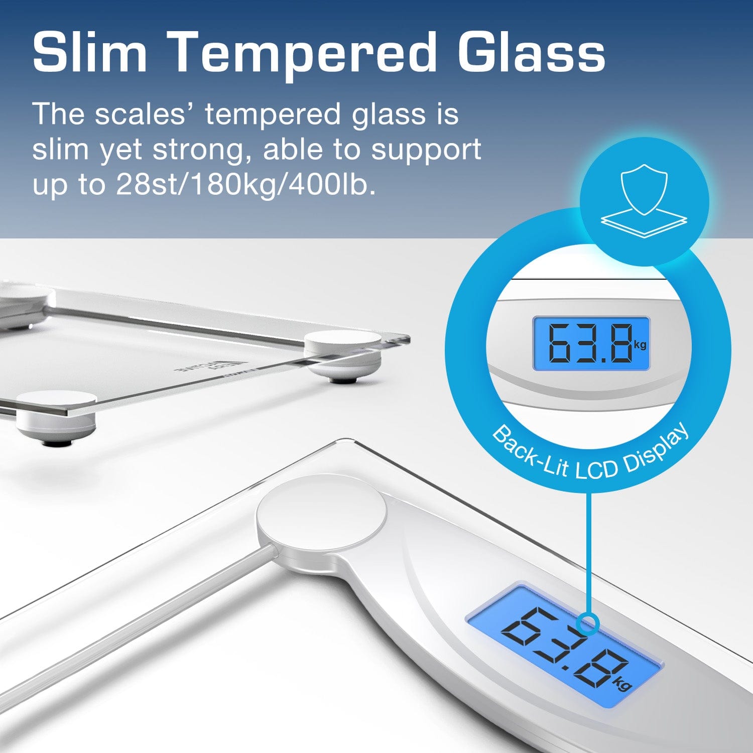 Bathroom Scales - Glass