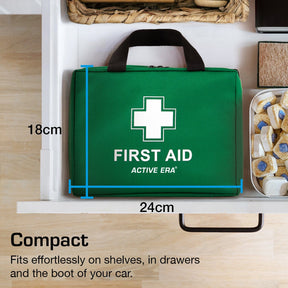 220-teilige Premium-Erste-Hilfe-Set-Tasche – Grün