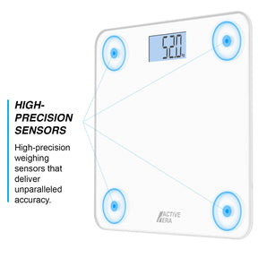Pèse-personne électronique - Balance design Ultra Fin - Blanc