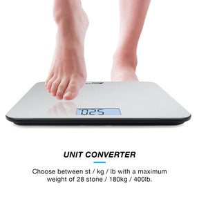 Pèse-personne électronique - Balance Design Ultra fin - Acier
