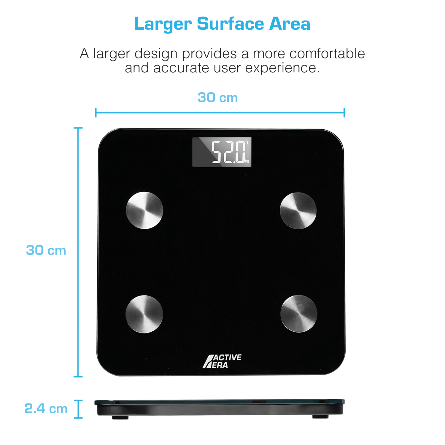 Smart Bathroom Scales - V1 Black