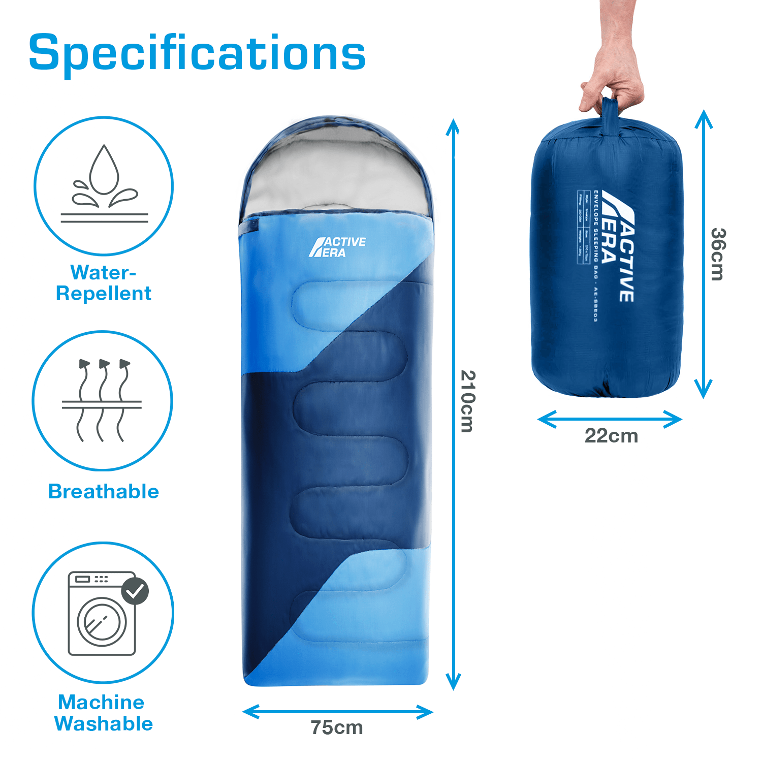 Saco de Dormir Air-Lite Azul