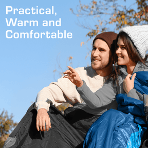 Premium wasserdichter leichter Schlafsack – Blau | Kostenlose Lieferung