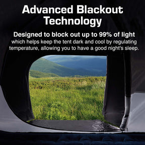 block out tent 4 Person Easy Set-Up Camping Tent - 100% Waterproof & Storm-proof | Free Delivery