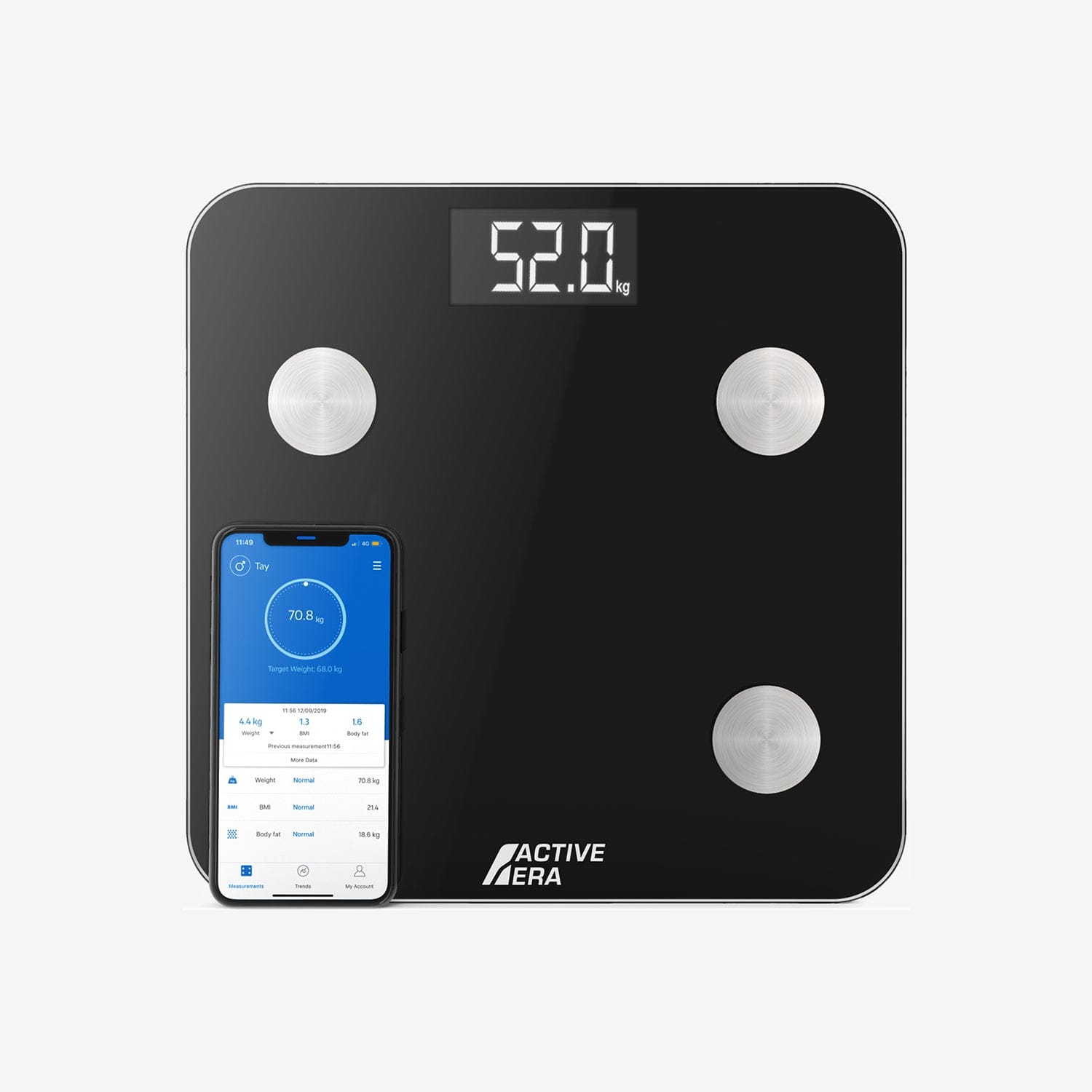 Smart Bathroom Scales - V1 Black