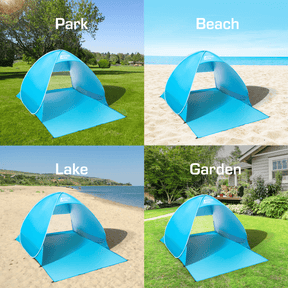 Tente de plage Pop Up Déployable - Protection Solaire UV UPF 50+